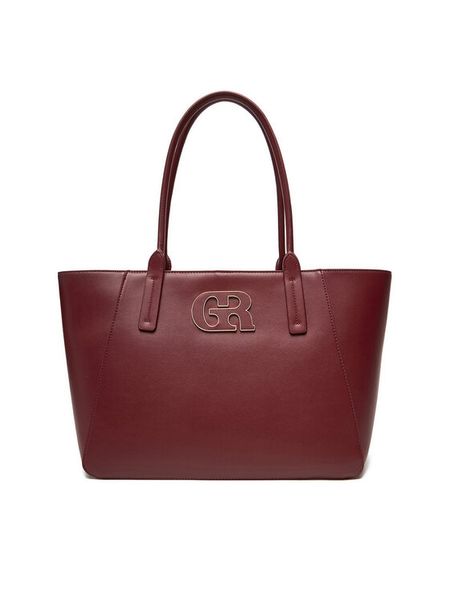 Gino Rossi Torebka CEO-EDELWEIS Bordowy. Czerwone torebki klasyczne Gino Rossi, bez wzorów, z materiału, bez dodatków. Za 199.99 zł.