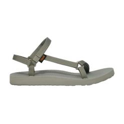 Sandały damskie Teva Original Universal Slim. Szare sandały Teva, bez wzorów, bez obcasa, bez zapięcia. Za 256.99 zł.
