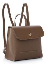 Lucky Bees Plecak "Marilyn" w kolorze szarobrązowym - 21 x 21 x 11 cm rozmiar: onesize. Brązowe plecaki Lucky Bees, bez wzorów, z materiału. Za 56.99 zł.
