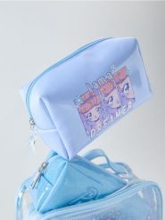 Kosmetyczka Disney Princess - błękitny. Niebieskie kufry i kosmetyczki Sinsay, bez wzorów, bez dodatków. Za 15.99 zł.