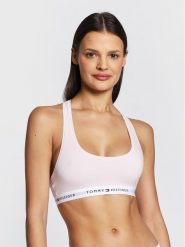 Tommy Hilfiger Biustonosz top UW0UW03820 Różowy. Czerwone biustonosze TOMMY HILFIGER, xl, bez wzorów, z bawełny, bez kołnierzyka, bez ramiączek. Za 89.99 zł.