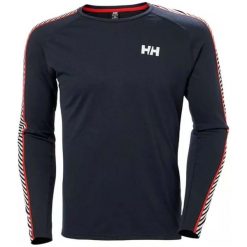Bluza Helly Hansen lifa active stripe crew. Niebieskie bluzy Helly Hansen, xl, bez wzorów, bez kaptura. Za 189.00 zł.