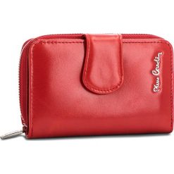 Duży Portfel Damski PIERRE CARDIN - 01 LINE 115 Red 19119. Czerwone portfele Pierre Cardin, bez wzorów, ze skóry. W wyprzedaży za 119.00 zł.
