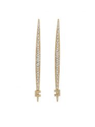 Elisabetta Franchi Kolczyki OR-31A-56E2-V300 Złoty. Żółte kolczyki Elisabetta Franchi, metalowe. Za 1,299.00 zł.