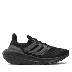 Buty do biegania adidas. Czarne obuwie sportowe Adidas, bez zapięcia, do biegania. Za 549.99 zł.