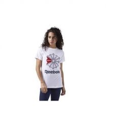 Koszulka sportowa damska Reebok F GR Tee. Białe koszulki sportowe Reebok, bez wzorów, bez ramiączek. Za 251.00 zł.