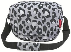 Torba na kierownicę „Funbag”, leo nero. Szare torby na ramię KLICKFIX, bez wzorów, sportowe, na ramię, duże, bez dodatków. Za 280.50 zł.
