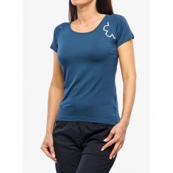 Koszulka wspinaczkowa damska Ocun Bamboo T Blossom. Niebieskie koszulki sportowe Ocun, bez wzorów, bez ramiączek. Za 114.99 zł.