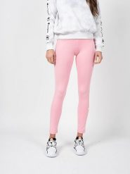 Legginsy fitness damskie. Czerwone legginsy Champion, xs, bez wzorów, z bawełny, z podwyższonym stanem. Za 124.00 zł.