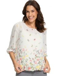 WITT WEIDEN Bluzka w kolorze białym rozmiar: 38. Białe bluzki WITT WEIDEN, bez wzorów, bez kołnierzyka, bez ramiączek. Za 69.99 zł.