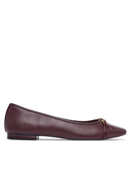 Aldo Baleriny Krishelle 14190621 Bordowy. Czerwone baleriny Aldo, bez wzorów, ze skóry, bez obcasa. Za 259.99 zł.