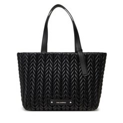 Torebka KARL LAGERFELD. Czarne shopper KARL LAGERFELD, bez wzorów, bez dodatków. Za 679.99 zł.