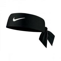 Opaska/Szalik Nike Dri-FIT Head Tie 4.0 Czarny-Biały. Czarne szaliki Nike, bez wzorów, sportowe. Za 185.99 zł.