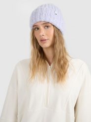 4F Czapka zimowa damska - fioletowa Uniwersalny. Fioletowe czapki 4f, bez wzorów. Za 79.99 zł.