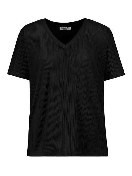 Sublevel Koszulka w kolorze czarnym rozmiar: M. Czarne bluzki Sublevel, m, bez wzorów, bez kołnierzyka, bez ramiączek. Za 41.49 zł.