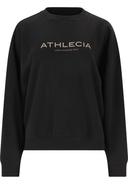 Bluza damska Athlecia Atkins. Brązowe bluzy Athlecia, z aplikacjami, z bawełny, bez kaptura. Za 160.00 zł.