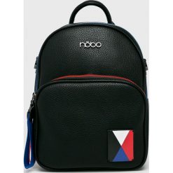 Nobo - Plecak. Czarne plecaki Nobo, bez wzorów, z materiału. W wyprzedaży za 159.90 zł.