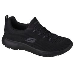 Buty sportowe Sneakersy damskie, Skechers Summits - Fast Attraction. Czarne obuwie sportowe Skechers, bez zapięcia, trekkingowe, Skechers Sport. Za 259.99 zł.