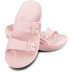 Klapki basenowe damskie Aqua Speed Alicante. Brązowe klapki Aqua-Speed, bez wzorów, bez obcasa. Za 84.99 zł.
