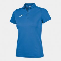 Koszulka polo do tenisa damska Joma Hobby. Niebieskie koszulki polo Joma, xl, bez wzorów, bez kołnierzyka, bez ramiączek. W wyprzedaży za 107.80 zł.
