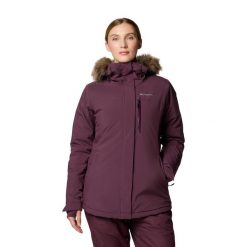Kurtka narciarska damska Columbia Ava Alpine II Ins. Fioletowe kurtki narciarskie Columbia, m, bez wzorów, bez kaptura, narciarskie. Za 699.99 zł.