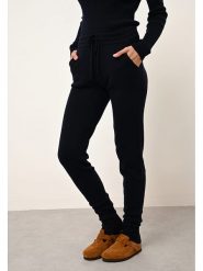 Just Cashmere Kaszmirowe spodnie "Wendy" w kolorze granatowym rozmiar: XXL. Niebieskie spodnie materiałowe Just Cashmere, xxl, bez wzorów, z kaszmiru. Za 434.99 zł.