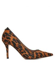 Guess Szpilki FLFPYY LEA08 Kolorowy. Szpilki Guess, z aplikacjami, ze skóry, bez obcasa, na szpilce, bez zapięcia. Za 759.99 zł.