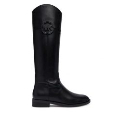 Kozaki MICHAEL Michael Kors. Czarne kozaki MICHAEL Michael Kors, bez obcasa, na płaskiej podeszwie, bez zapięcia. Za 1,239.00 zł.