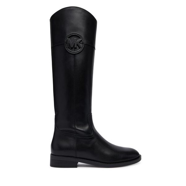 Kozaki MICHAEL Michael Kors. Czarne kozaki MICHAEL Michael Kors, bez obcasa, na płaskiej podeszwie, bez zapięcia. Za 1,239.00 zł.