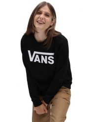 Vans Bluza w kolorze czarnym rozmiar: XS. Czarne bluzy Vans, xs, bez wzorów, z bawełny, bez kaptura. Za 159.95 zł.
