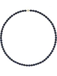 Mitzuko Naszyjnik perłowy w kolorze tahiti - dł. 42 cm rozmiar: onesize. Niebieskie naszyjniki Mitzuko, z perłą, złote. Za 295.99 zł.