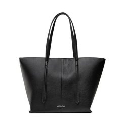 Torebka Lasocki. Czarne shopper Lasocki, bez wzorów, bez dodatków. Za 221.97 zł.