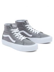 Vans Skórzane sneakersy "SK8-Hi Tapered VR3" w kolorze szarym rozmiar: 39. Szare trampki Vans, bez wzorów, za kostkę, bez zapięcia. Za 193.29 zł.