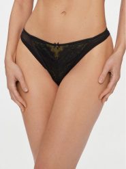 Hunkemöller Figi brazylijskie Mirabella Cheekini 203541 Czarny. Czarne figi Hunkemöller, xs, bez wzorów, z syntetyku. Za 59.99 zł.