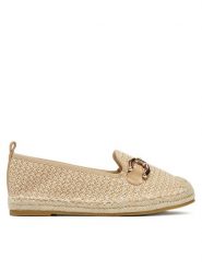 DeeZee Espadryle JSZ0325-1 Beżowy. Brązowe espadryle DeeZee, bez wzorów, z tworzywa sztucznego, bez obcasa, bez zapięcia. Za 119.99 zł.
