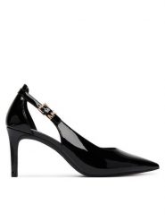 MICHAEL Michael Kors Szpilki Rachel 40F6RCMP1A Czarny. Czarne szpilki MICHAEL Michael Kors, bez wzorów, bez obcasa, na szpilce, bez zapięcia. Za 679.99 zł.