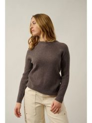 AUTHENTIC CASHMERE Kaszmirowy sweter "Assia" w kolorze brązowym rozmiar: XL. Brązowe swetry AUTHENTIC CASHMERE, xl, bez wzorów, z kaszmiru, bez ramiączek. Za 369.99 zł.