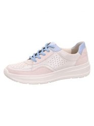 Legero Skórzane sneakersy "Sprinter" w kolorze jasnoróżowo-błękitnym rozmiar: 39. Niebieskie trampki Legero, bez wzorów, bez zapięcia. Za 248.85 zł.