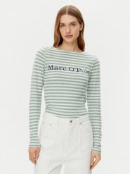 Marc O'Polo Bluzka 502 2196 52131 Zielony Regular Fit. Zielone bluzki Marc O'Polo, xs, bez wzorów, z bawełny, bez kołnierzyka, bez ramiączek. Za 119.99 zł.