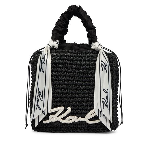 Torebka KARL LAGERFELD. Czarne torebki klasyczne KARL LAGERFELD, bez wzorów, bez dodatków. Za 623.99 zł.