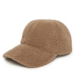Czapka z daszkiem Guess. Brązowe czapki Guess, z aplikacjami. Za 199.99 zł.