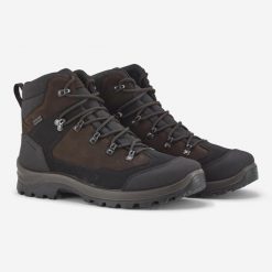 Second Life - Buty Solognac Crosshunt 120 wodoodporne wytrzy... - Stan Doskonały. Brązowe trekkingi SOLOGNAC, z materiału, trekkingowe. Za 315.00 zł.