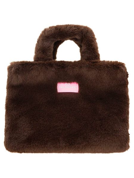 Zwillingsherz Torebka w kolorze brązowym - 33 x 23 cm rozmiar: onesize. Brązowe torebki klasyczne Zwillingsherz, bez wzorów, z materiału, bez dodatków. Za 148.61 zł.