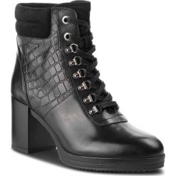 Botki GEOX - D Remigia Np Abx D D84AVD 04347 C9999 Black. Czarne botki Geox, bez wzorów, z futra, bez obcasa, bez zapięcia. W wyprzedaży za 449.00 zł.