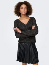 JDY Sweter "Aspen" w kolorze antracytowym rozmiar: XS. Czarne swetry JDY, xs, bez wzorów, bez ramiączek. Za 57.60 zł.