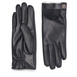 Rękawiczki Damskie Jenny Fairy. Czarne rękawiczki Jenny Fairy, bez wzorów. Za 49.99 zł.