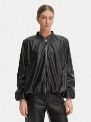 Rinascimento Kurtka z imitacji skóry CFC0127530003 Czarny Relaxed Fit. Czarne kurtki Rinascimento, xs, bez wzorów, ze skóry, bez kaptura. Za 799.99 zł.