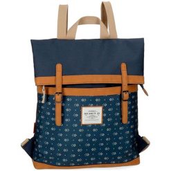 Plecak w kolorze granatowym ze wzorem - (S)34 x (W)42 x (G)8 cm. Niebieskie plecaki Pepe Jeans Accessories, bez wzorów, z materiału. W wyprzedaży za 139.95 zł.