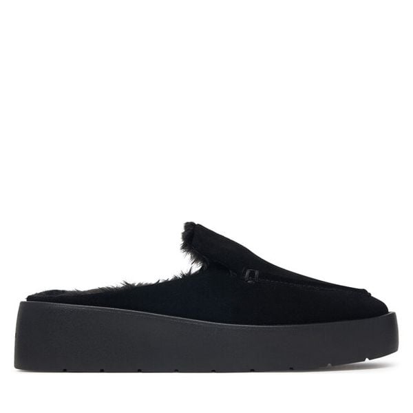 Klapki Calvin Klein. Czarne klapki Calvin Klein, bez wzorów, bez obcasa. Za 649.99 zł.