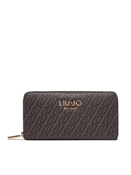 Liu Jo Portfel AF6170 E1137 Brązowy. Brązowe portfele Liu Jo, bez wzorów, ze skóry. Za 249.99 zł.